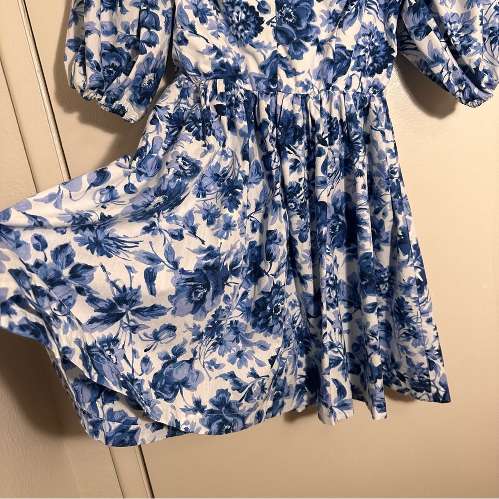 Abercrombie Floral Blue Dress - Picture 4 of 10